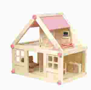 Кукольный дом розовый