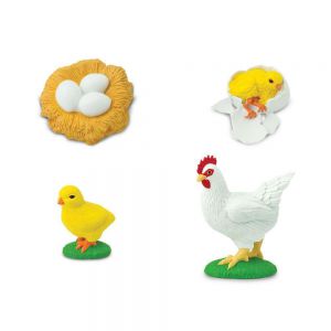 Комплект фигурок Жизненный цикл курицы ― Пять Чудес